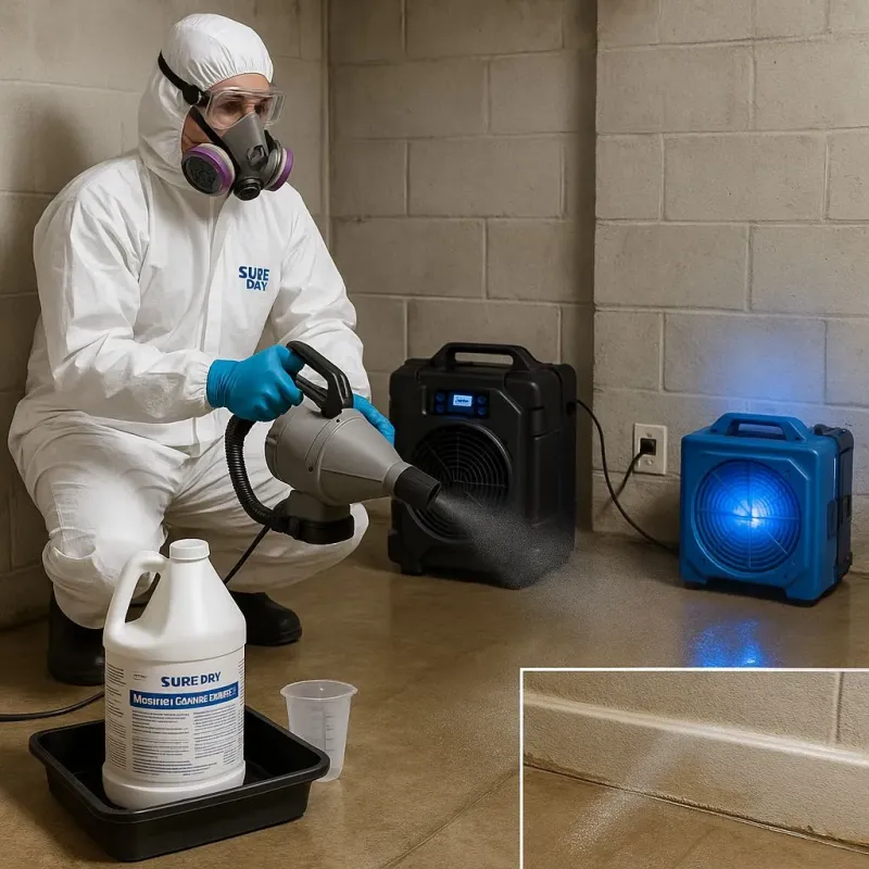 Sanitization and Odor Removal process in Lowell, MA